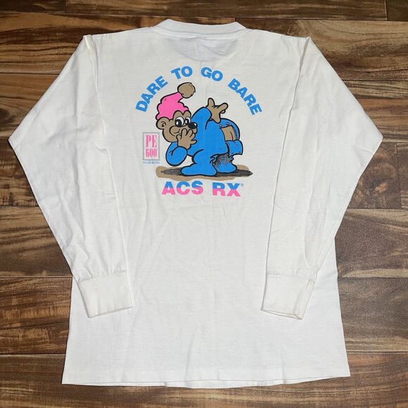 Vintage Medicine Promo T-Shirt Medium PE 600 Drug Prescription ACS RX Pharmacy - Picture 1 of 15
